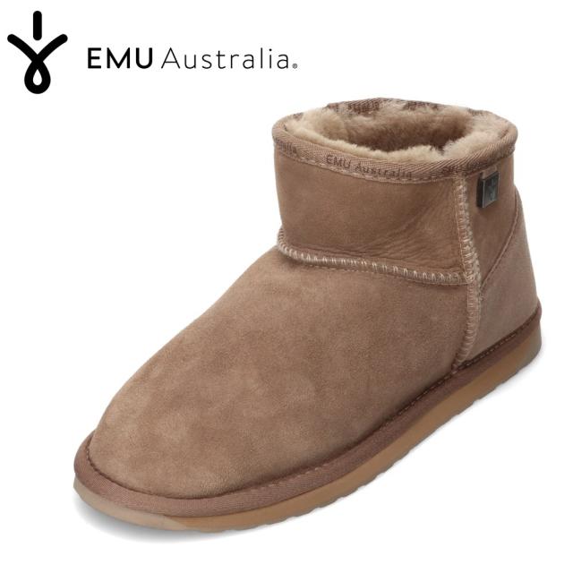 ムートンブーツ 撥水 防寒 吸湿 放湿 低反発 エミュー EMU WP11875 レディース靴 靴 シューズ 3E相当 ショートブーツ PlatinumSlimDarling シープスキン 人気 ブランド モカ