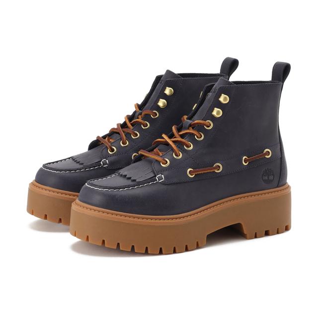ティンバーランド Timberland TIMB 0A27YZEP1 レディース靴 靴 シューズ ブーツ モカシン アウトドア シューズ 厚底 STONE STREET キャンプ ハイキング 革 レザー 人気 ブランド ダークブルー