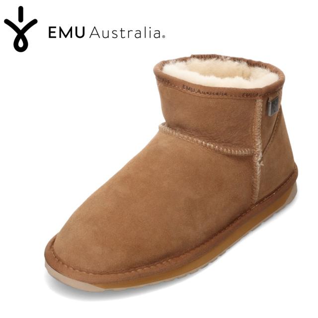 ムートンブーツ 撥水 防寒 吸湿 放湿 低反発 エミュー EMU WP11875 レディース靴 靴 シューズ 3E相当 ショートブーツ PlatinumSlimDarling シープスキン 人気 ブランド ブラウン