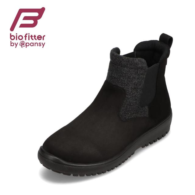 レディース ブーツ サイドゴアブーツ ショートブーツ BFL2806 レディース靴 靴 シューズ 防水 吸湿 発熱 あったか 幅広 ゆったり 抗菌 防臭 ブラック バイオフィッター biofitterの通販は
