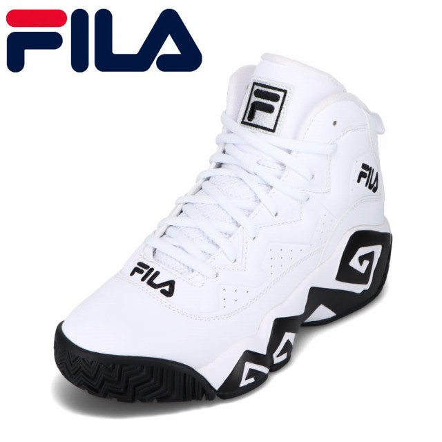 スニーカー メンズ バスケットシューズ MB NBA ミッドカットスニーカー 人気 ブランド フィラ FILA FHE102 ホワイト 靴 シューズ