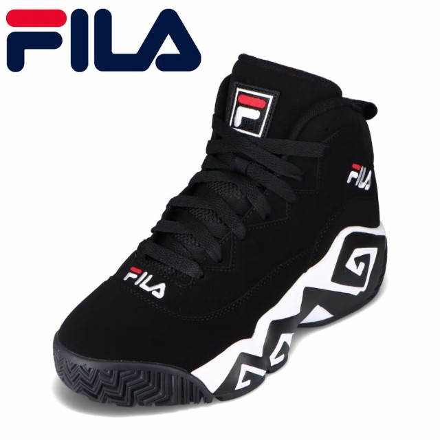 スニーカー メンズ バスケットシューズ MB NBA ミッドカットスニーカー 人気 ブランド フィラ FILA FHE102 ブラック 靴 シューズ