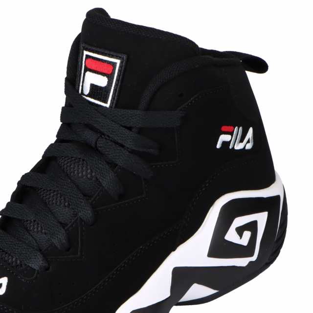 スニーカー メンズ バスケットシューズ MB NBA ミッドカットスニーカー 人気 ブランド フィラ FILA FHE102 ブラック 靴 シューズ