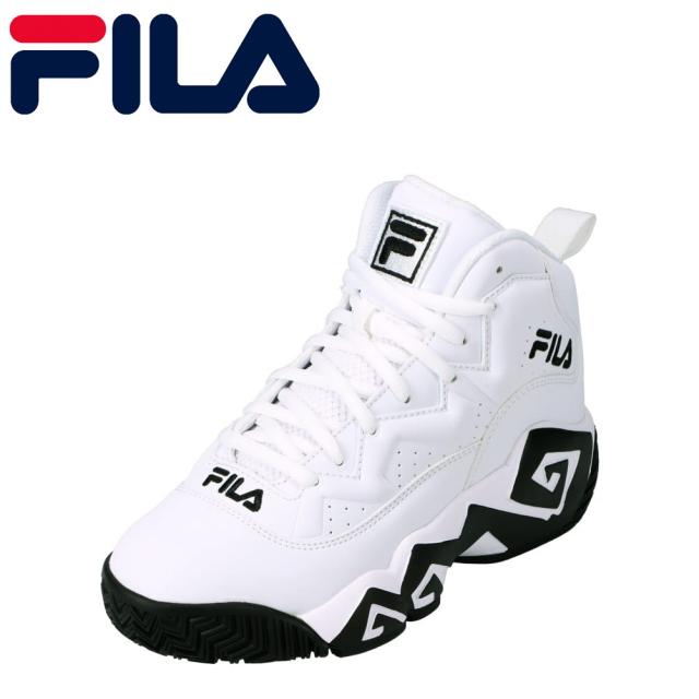 フィラ FILA スニーカー ハイカット JAMAL MASHBURN ジャマール マシュバーン スポーティ バッシュ レディース靴 靴 シューズ 2E相当 FHE102W ホワイト  の通販は 15,400円