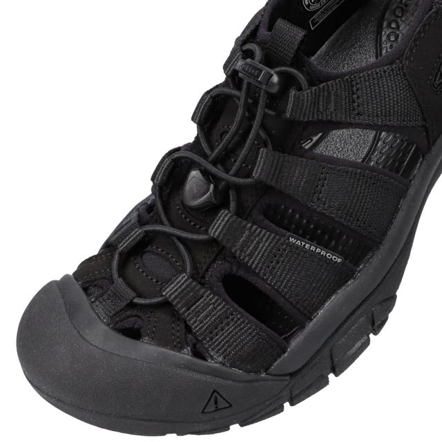 キーン KEEN NEWPORT H2 ニューポート エイチツー サンダル メンズ 1022258 Triple Black スリッポン 水陸両用 フェス キャンプ アウトドア レジャー ビーチ プール おしゃれ