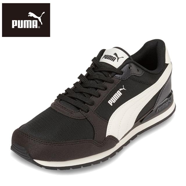 プーマ PUMA 385510.11L レディース靴 靴 シューズ 2E相当 ローカットスニーカー スポーツシューズ ST ランナー V3 メッシュ JR ウォーキング ランニング ジム 運動 人気 ブランド ブラック×ホワイト 5,143円