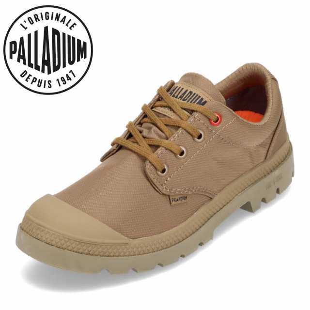スニーカー レディース 防水 雨 晴雨兼用 インソール シンプル 3E相当 パラディウム PALLADIUM 77857L バターナッツ 靴 シューズの通販は