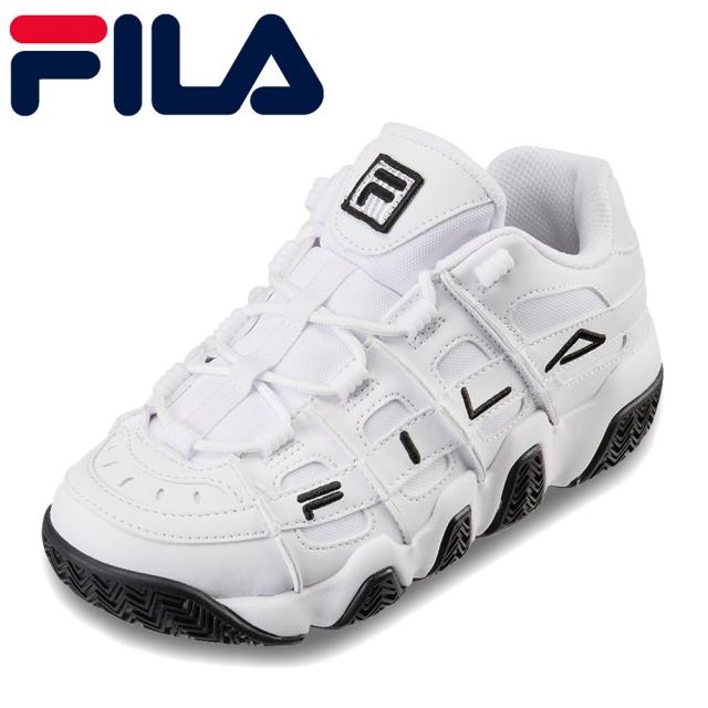 フィラ FILA レディース スニーカー ローカットスニーカー バスケットシューズ F/BARRICADEXT97 レディース靴 靴 シューズ ロゴ 人気 ブランド USS23005-113 ホワイト