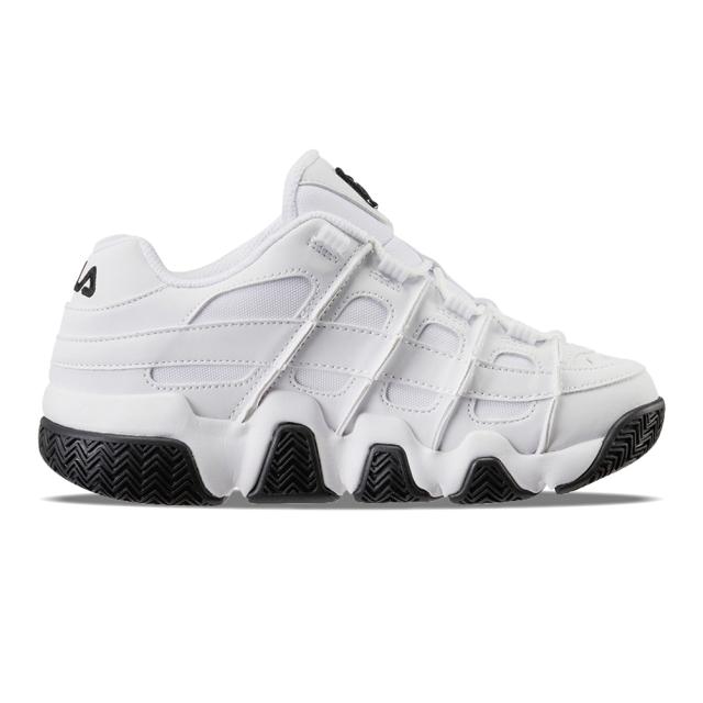 フィラ FILA レディース スニーカー ローカットスニーカー バスケットシューズ F/BARRICADEXT97 レディース靴 靴 シューズ ロゴ 人気 ブランド USS23005-113 ホワイト_3