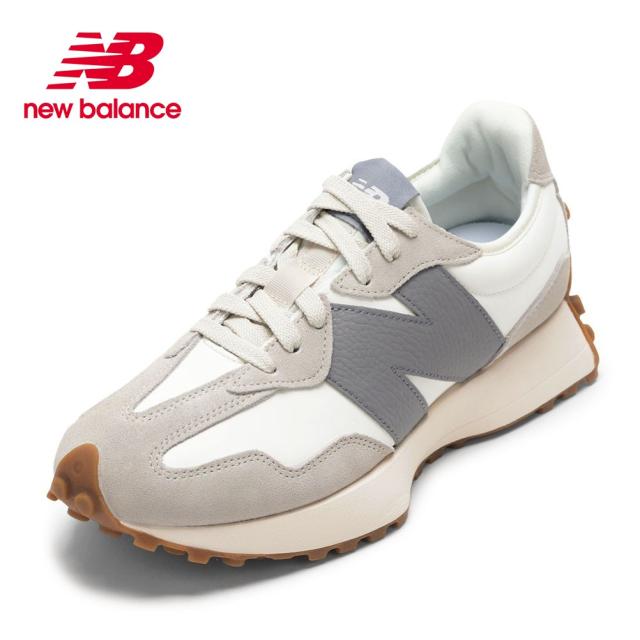 ニューバランス new balance U327LTD メンズ靴 靴 シューズ D スニーカー U327LT ロゴ ローカットスニーカー スエード ナイロン グレー
