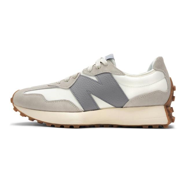 ニューバランス new balance U327LTD メンズ靴 靴 シューズ D スニーカー U327LT ロゴ ローカットスニーカー スエード ナイロン グレー