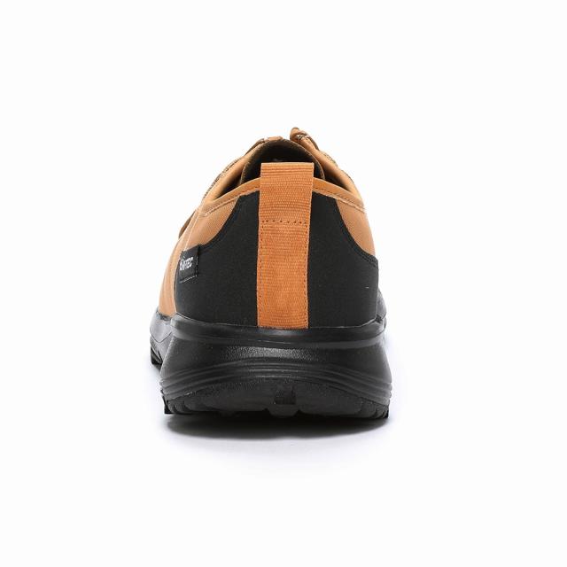 ハイテック HI-TEC HT CM021M 2E相当 モカシン アウトドアシューズ 透湿 防水 雨 晴雨兼用 レインシューズ ローカット キャンプ アウトドア マスタードの通販は