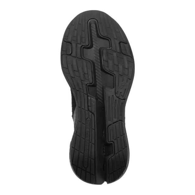 アシックス asics 1241A012.001 メンズ靴 靴 シューズ 4E スニーカー ウォーキングシューズ　ローカットスニーカー クッション性 メッシュ KNEESUP M012 幅広 4E ゆったり フィット ニット 反射材 リフレクター ブラック×グレー