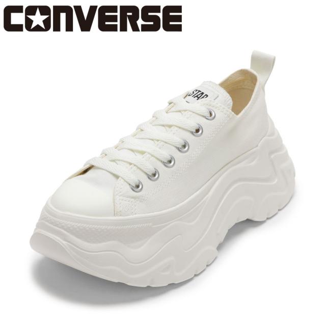 コンバース CONVERSE 31314411L レディース靴 靴 シューズ 2E スニーカー 厚底 ボリュームソール 軽量 AS CITYHIKE OX キャンバス トレンド ローカットスニーカー 人気 ブランド ホワイト