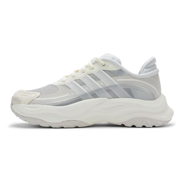 アディダス adidas JR3304M メンズ靴 靴 シューズ 2E スニーカー 軽量 MAXXWAVY HALO クッション性 厚底 ローカットスニーカー 人気 ブランド ホワイト×シルバー