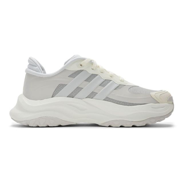 アディダス adidas JR3304M メンズ靴 靴 シューズ 2E スニーカー 軽量 MAXXWAVY HALO クッション性 厚底 ローカットスニーカー 人気 ブランド ホワイト×シルバー