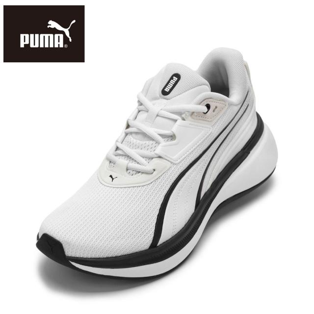 プーマ PUMA 311722.02M メンズ靴 靴 シューズ 2E スニーカー ランニング シューズ SOFTRIDE EXO 通気性 メッシュ クッション性 フィット ローカットスニーカー 人気 ブランド ホワイト×ブラック