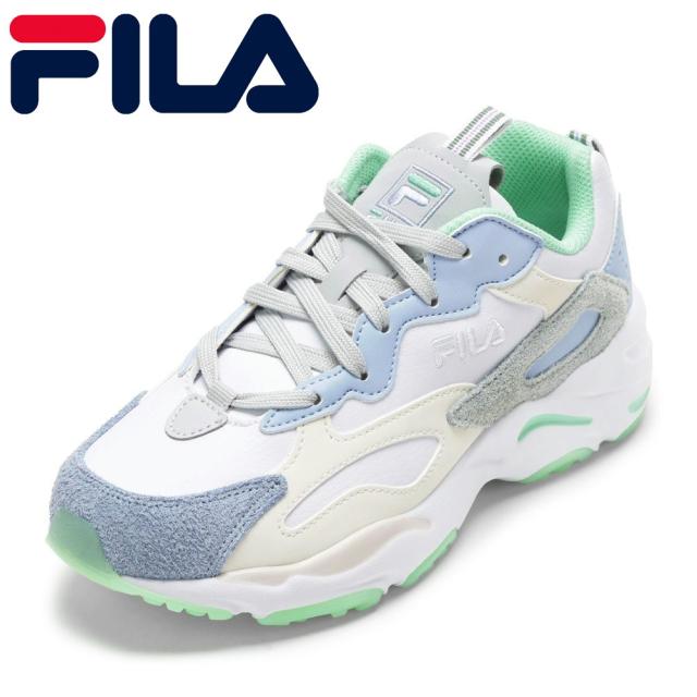 フィラ FILA USS25011ｰ109 レディース靴 靴 シューズ 3E スニーカー RAYTRCERSL ニュアンスカラー ペールトーン 人気 ブランド ホワイト×サックス