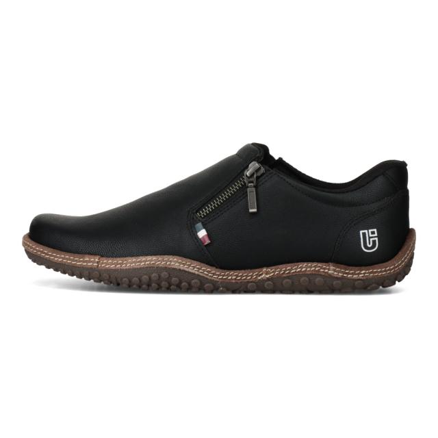 コンカラーシューズ conqueror shoes SWAG 2 WATER-TEX メンズ靴 靴 シューズ 3E相当 カジュアル シューズ スニーカー 防水 ファスナー ジッパー チャック ビジネス 通勤 オフィス ローカットスニーカー クラシック ブラック