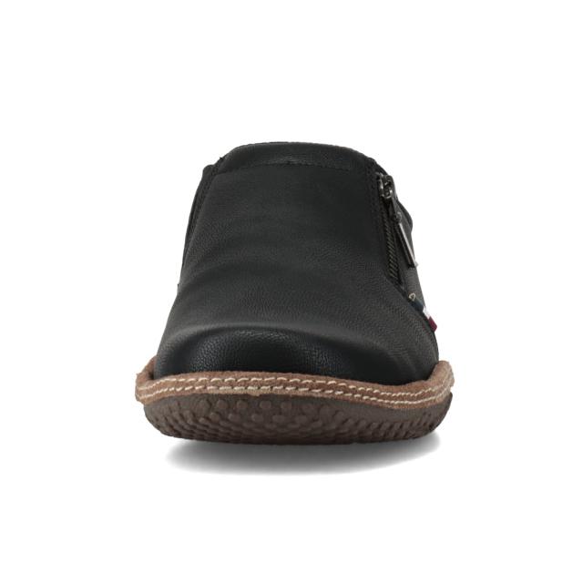 コンカラーシューズ conqueror shoes SWAG 2 WATER-TEX メンズ靴 靴 シューズ 3E相当 カジュアル シューズ スニーカー 防水 ファスナー ジッパー チャック ビジネス 通勤 オフィス ローカットスニーカー クラシック ブラック