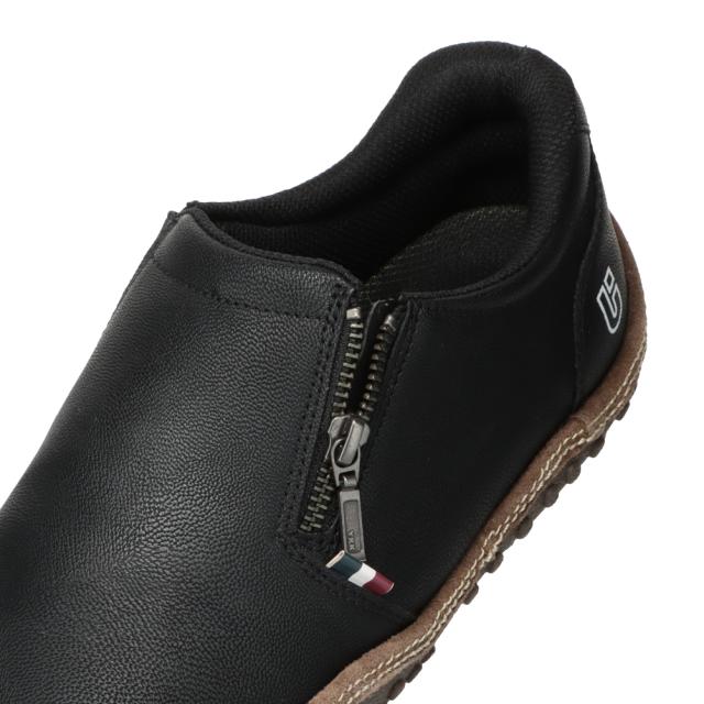 コンカラーシューズ conqueror shoes SWAG 2 WATER-TEX メンズ靴 靴 シューズ 3E相当 カジュアル シューズ スニーカー 防水 ファスナー ジッパー チャック ビジネス 通勤 オフィス ローカットスニーカー クラシック ブラック