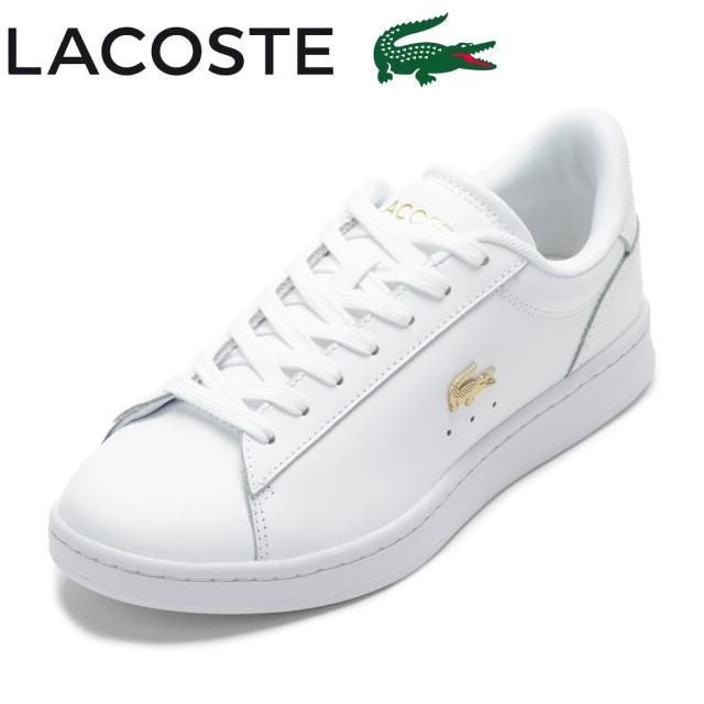 ラコステ LACOSTE 48SFA0012 レディース靴 靴 シューズ 2E相当 スニーカー コート シューズ CARNABY SET 224 1 SFA ローカットスニーカー ゴールド メタリック 人気 ブランド ホワイト×ゴールド