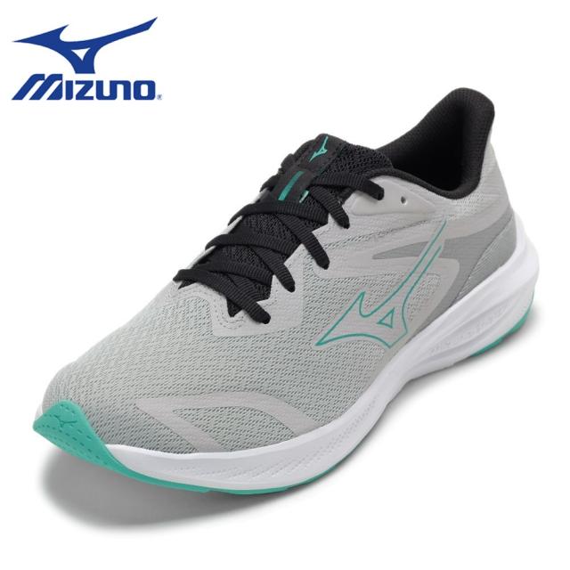 ミズノ MIZUNO K1GA241213 メンズ靴 靴 シューズ 3E スニーカー ランニングシューズ 軽量 ENERZY RUNNERZ WIDE クッション性 柔らかい 通気性 メッシュ 柔軟性 ワイド ローカットスニーカー 人気 ブランド グレー