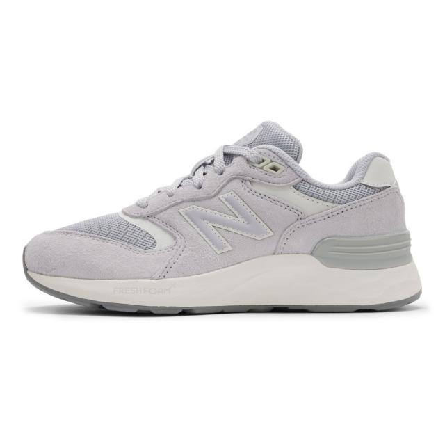 ニューバランス new balance WW880BA72E レディース靴 靴 シューズ 2E スニーカー ウォーキング シューズ 滑りにくい 防滑 耐久性 屈曲性 WW880BA7 ローカットスニーカー メッシュ スエード 人気 ブランド ライトグレー_1