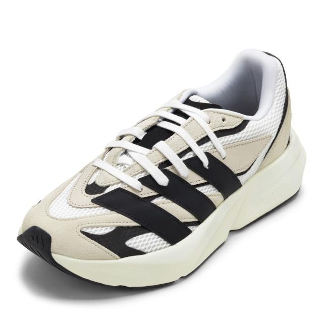 アディダス adidas JH6944 メンズ靴 靴 シューズ 2E スニーカー ランニングシューズ 軽量 LIGHTBLAZE U 通気性 メッシュ クッション性 スエード ローカットスニーカー 人気 ブランド ベージュ×ブラック