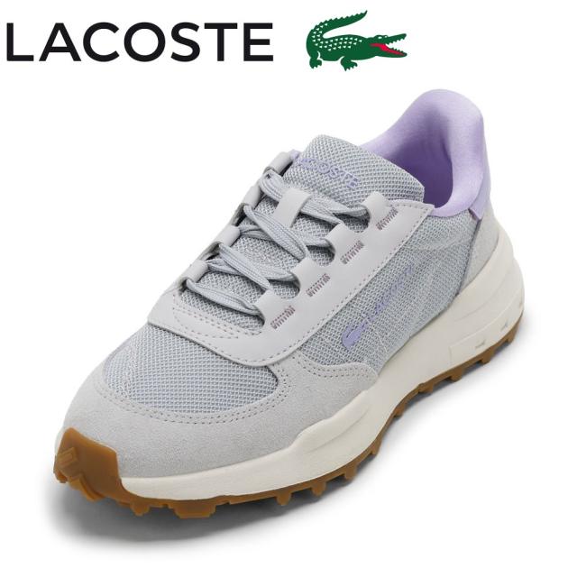 ラコステ LACOSTE 50SFA0083 レディース靴 靴 シューズ 2E相当 スニーカー ランニング ウォーキング シューズ メッシュ 通気性 ELITE ACTV EVO 225 2 SFA ナイロン スエード ローカットスニーカー 人気 ブランド ライトグレー