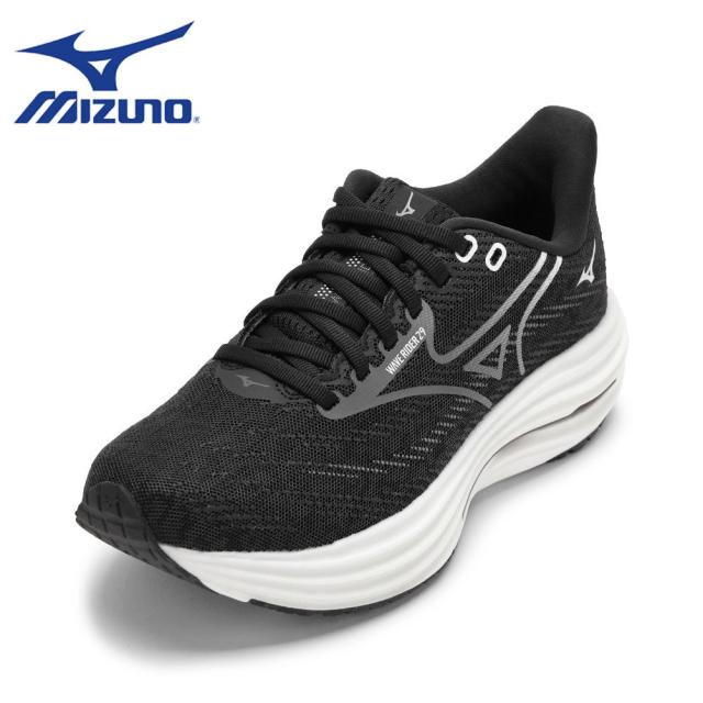 ミズノ MIZUNO J1GC250502 L スニーカー ランニング ウォーキング シューズ 軽量 WAVE RIDER 29 クッション性 衝撃吸収 高反発 ローカットスニーカー 人気 ブランド ブラック×グレー
