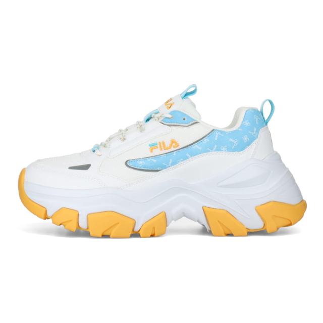 【FILA×優里コラボ】Infinito 25.5cm〜29.0cm メンズ スニーカー 厚底 ダッドスニーカー ローカットスニーカー 人気 ブランド ホワイト×ブルー FC-5239YRWHBU