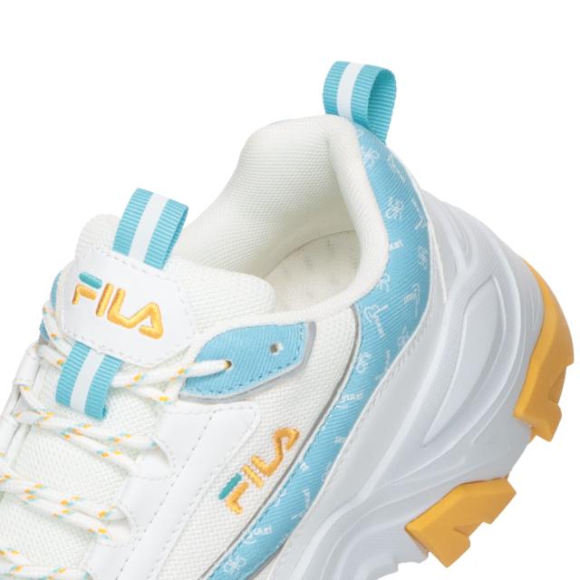 【FILA×優里コラボ】Infinito 25.5cm〜29.0cm メンズ スニーカー 厚底 ダッドスニーカー ローカットスニーカー 人気 ブランド ホワイト×ブルー FC-5239YRWHBU
