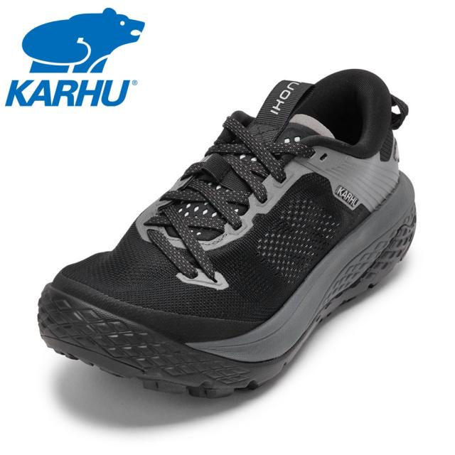 カルフ KARHU KH204006 レディース靴 靴 シューズ 2E スニーカー トレイルラン トレラン ランニング シューズ 撥水 クッション性 イコニトレイル1.0 グリップ 耐久性 ローカットスニーカー 人気 ブランド ブラック×ブラック