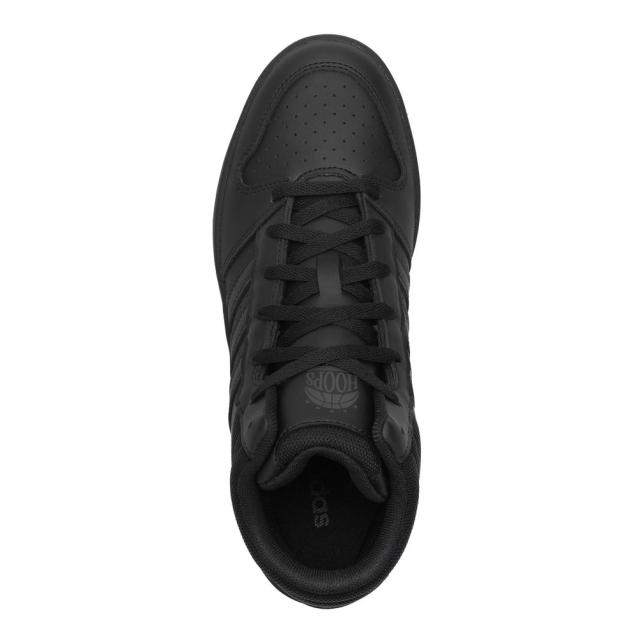 アディダス adidas KI1086 メンズ靴 靴 シューズ 2E スニーカー バスケットボールシューズ バッシュ 通気性 メッシュ HOOPS MID CLASSIC フープスミッドクラシック 耐久性 グリップ力 ハイカットスニーカー ミッドカットスニーカー 人気 ブランド ブラック×ブラック_5