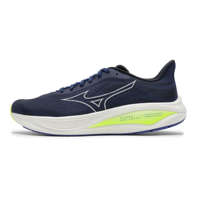 ミズノ MIZUNO J1GC251051 メンズ靴 靴 シューズ 2E スニーカー ランニングシューズ スポーツ ジョギング トレーニング NEO COSMO ネオコスモ ローカットスニーカー 人気 ブランド ネイビー×ホワイト