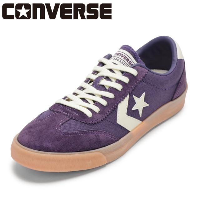 コンバース CONVERSE 33702630M メンズ靴 靴 シューズ 2E スニーカー ランニング シューズ 耐久性 ROADCLASSIC SK OX キャンバス スエード ローカットスニーカー 人気 ブランド パープル