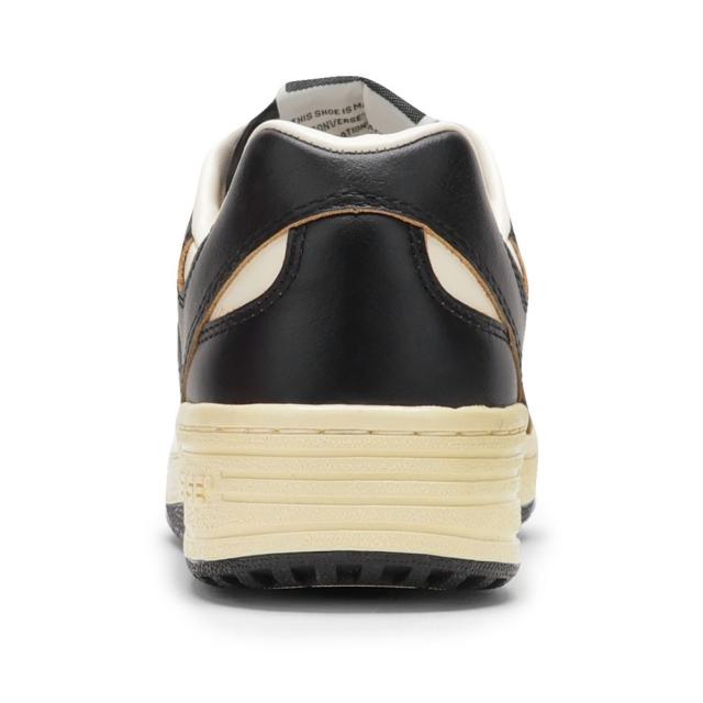 コンバース CONVERSE 33702691M メンズ靴 靴 シューズ 2E スニーカー バスケットボールシューズ バッシュ レザー WEAPON CC AG OX ローカットスニーカー エイジング 加工 ツヤ ローカットスニーカー 人気 ブランド ブラック×ホワイト_4