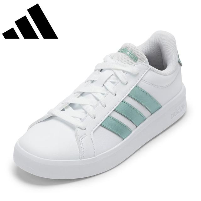 アディダス adidas HQ0092 レディース靴 靴 シューズ 2E スニーカー コート シューズ GRAND COURT BASE3.0W 安定感 ローカットスニーカー 人気 ブランド ホワイト×ライトブルー