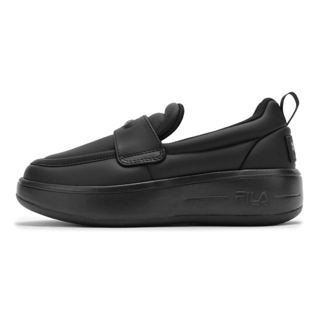フィラ FILA FM0100981014 レディース靴 靴 シューズ 2E スニーカー ローファー パデッド 中綿 シューズ クッション性 SUPER BUBBLE LOAFER 厚底 Y2K ローカットスニーカー 人気 ブランド ブラック_1