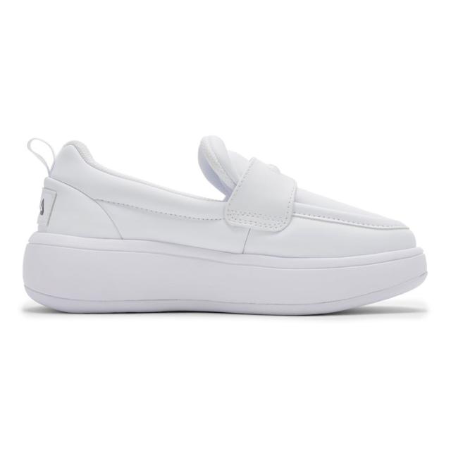 フィラ FILA FM0100981100 レディース靴 靴 シューズ 2E スニーカー ローファー パデッド 中綿 シューズ クッション性 SUPER BUBBLE LOAFER 厚底 Y2K ローカットスニーカー 人気 ブランド ホワイト_3