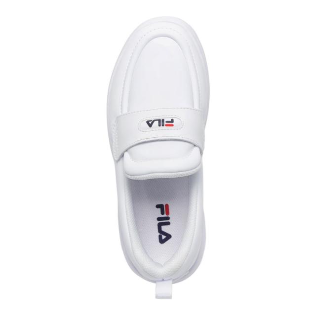 フィラ FILA FM0100981100 レディース靴 靴 シューズ 2E スニーカー ローファー パデッド 中綿 シューズ クッション性 SUPER BUBBLE LOAFER 厚底 Y2K ローカットスニーカー 人気 ブランド ホワイト_5
