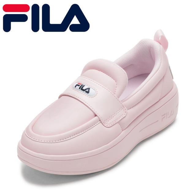 フィラ FILA FM0100981541 レディース靴 靴 シューズ 2E スニーカー ローファー パデッド 中綿 シューズ クッション性 SUPER BUBBLE LOAFER 厚底 ローカットスニーカー 人気 ブランド ピンク