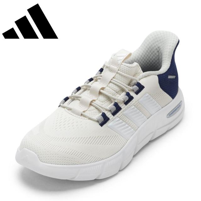 アディダス adidas HP6997 メンズ靴 靴 シューズ 2E スニーカー ハンズフリー 通気性 メッシュ クッション性 CF FLEX RAPIDFIT 屈曲性 ゆったり 幅広 柔らかい ローカットスニーカー 人気 ブランド ホワイト×ネイビー