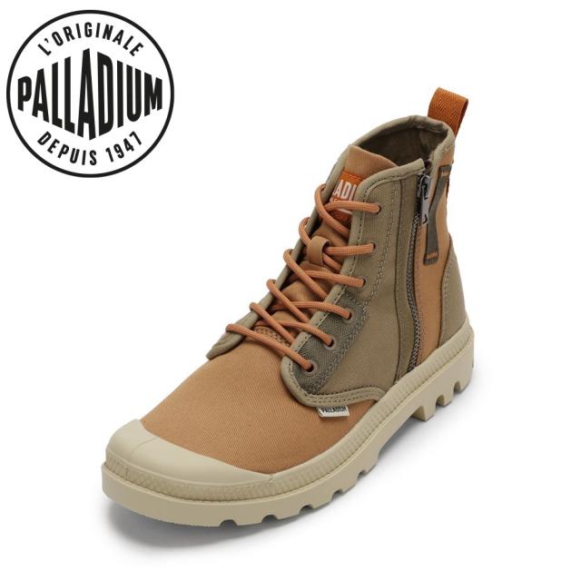 パラディウム PALLADIUM 04612 メンズ靴 靴 シューズ スニーカー ブーツ ショート 耐久性 キャンバス PAMPA DETROIT ZIP SU ハイカットスニーカー ミッドカットスニーカー 人気 ブランド ダークグリーン