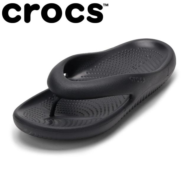 サンダル メンズ スリッパ リカバリーサンダル トングサンダル 疲れない 疲労回復 ソフト 弾力性 シンプル モダン 人気 ブランド ブラック クロックス crocs 208437.M メンズ靴 靴 シューズ 2E相当 の通販は