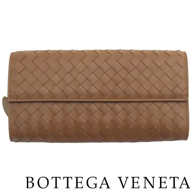 ボッテガヴェネタ 長財布 新品 メンズ 財布 BOTTEGA VENETA レディース 261995 ブラウン系