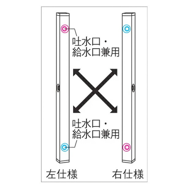 ユニソン ウォータースタンド Spre スプレスタンド60 シャインチーク 左右仕様 蛇口2個セット (水栓ゴールド/シルバー)の通販は