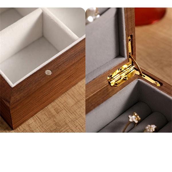 爆売中 ジュエリーケース 木製 ジュエルケース ジュエリーボックス ピアス アクセサリーケース アクセサリーボックス 宝石箱 アクセサリー収納 指輪_8