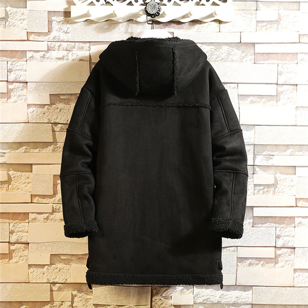 ムートンコート 毛皮コート メンズ ボアジャケット ミリタリー フード付き ロング ブルゾン スエード 防風 ライダース アウター 父の日 秋冬 あったか ムートンコート 毛皮コート メンズ ボアジャケット ミリタリー フード